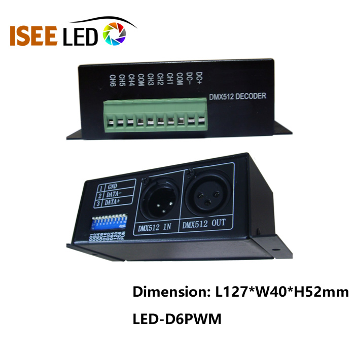 RGBW 4CH LED լուսավորություն PWM Decoder