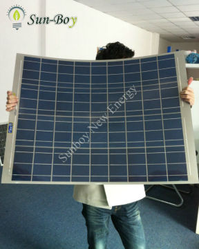 12V 80W Semi-flexible Solar Panel