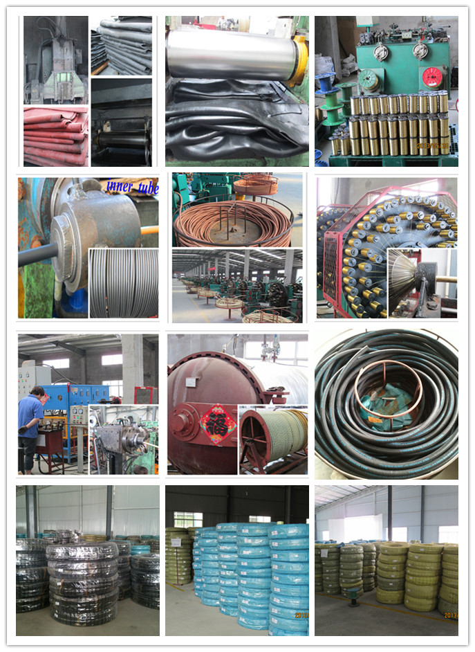 Top Quality Textile Braided Water/Air/Oil Hydraulic Rubber Hose 20 Bars