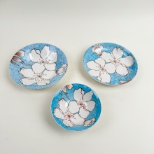 Blue Flower Ceramic Porcelain Bowl and Plate Set for Soup and Dishes - Practical Kitchenware