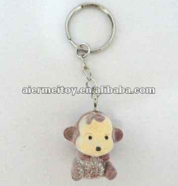 Plastic Monkey Key Chain