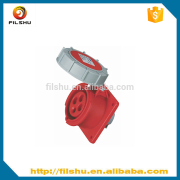 IP44 IP67 Socket outlets for panel mounting 16A 32A 63A 125A industrial socket Male and female industrial plug and socket