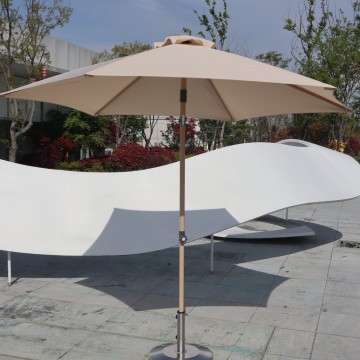 Outdoor Luxury Restaurant Umbrella - Push Up Parasol