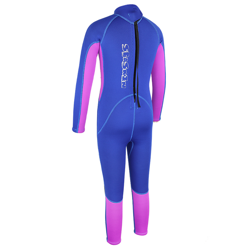 Zeilin 3/2 mm neopreen terug zipper wetsuit voor kinderen