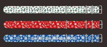 Christmas nato bracelet,christmas nato Watch straps,nato Straps
