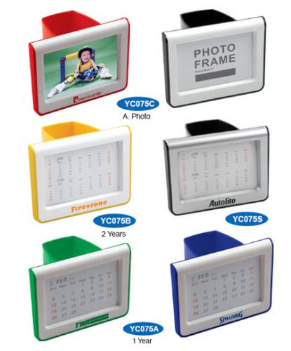Pemegang Plastik Pen Promosi W / Kalendar atau Foto