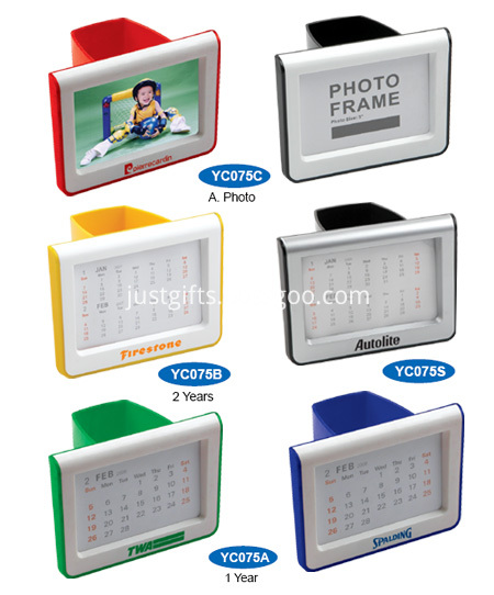 Promotional Plastic Pen Holder W Calendar