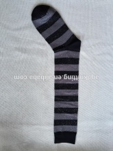 cotton purl compression striped men knee high socks AQD-KHS-53