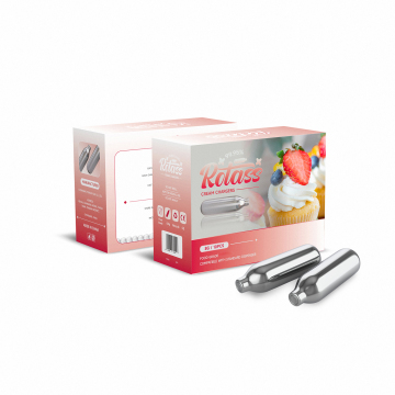 Chongqing Tonghui OEM Cartridge Color Logo Cream Chargers - 24 Pack