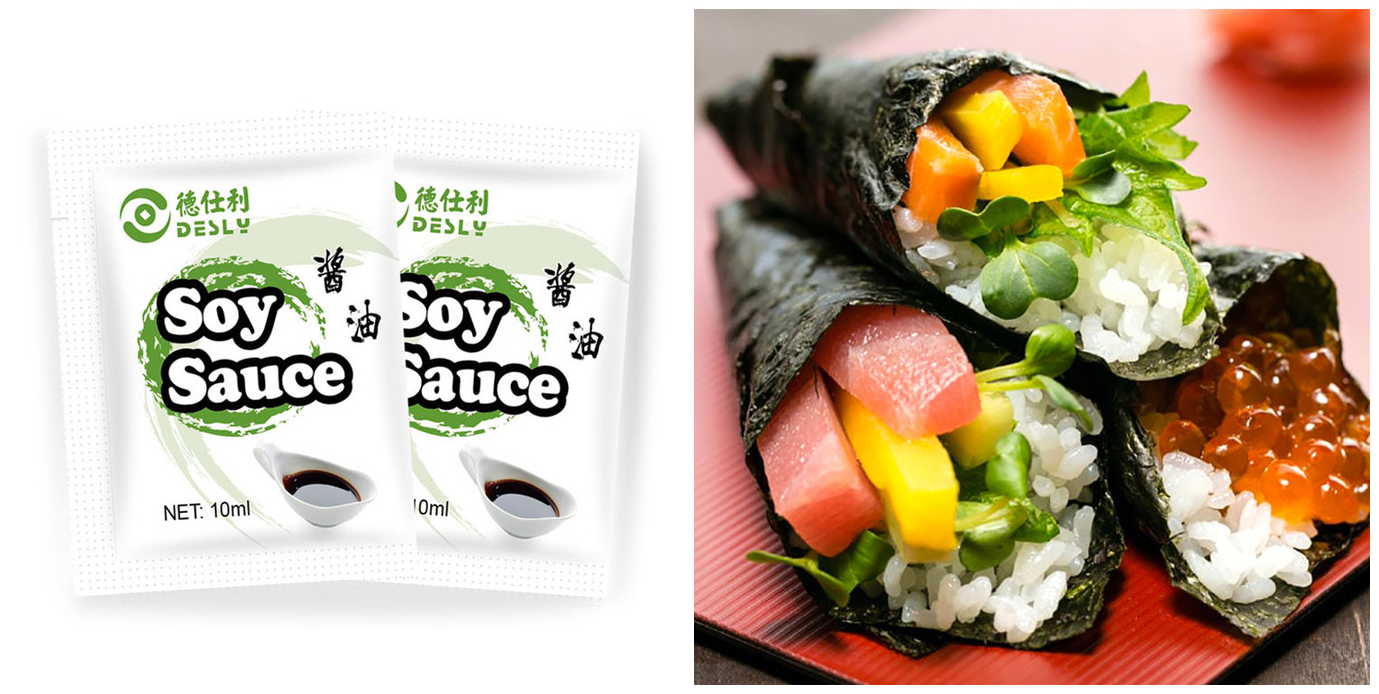 10 g sachet soy sauce