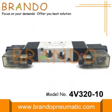 5 웨이 2 위치 공압 솔레노이드 밸브 4V320-10