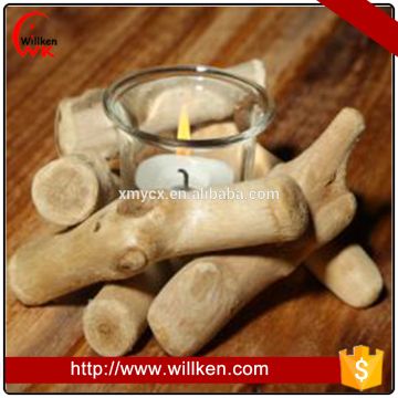 New design home decor craft wooden tealight candle holder