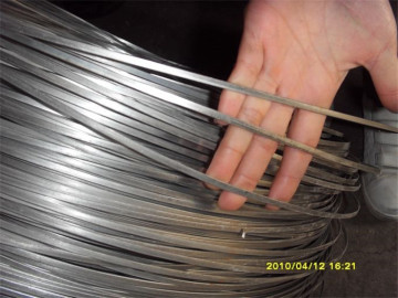 5.1mmx1.5mm Galvanized Flat Steel Wire