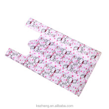 rabbit biodegradable T-shit shopping bag with handle