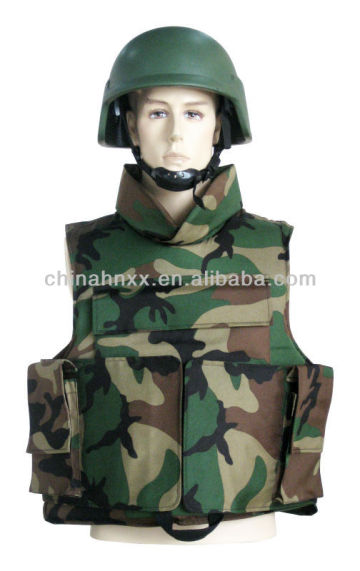 military camo dismantle adjust woodland camouflage bulletproof vest stop .44mag