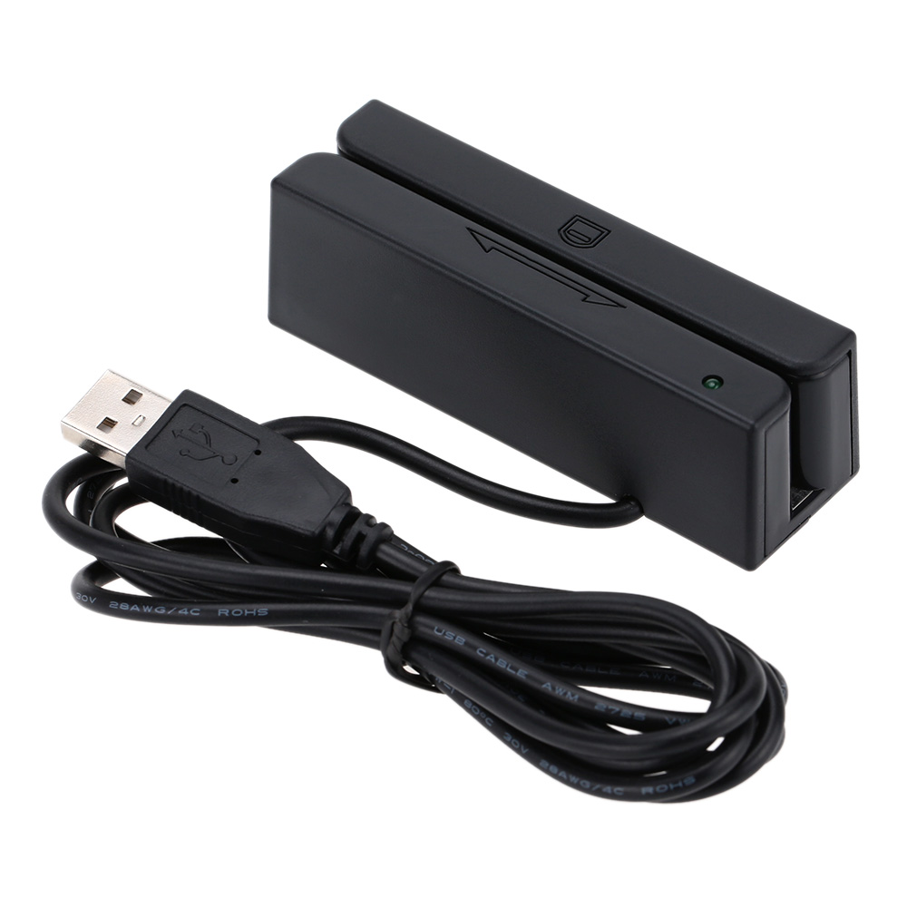 USB RS232 Interface Magnetic Card Reader Magnetic Stripe Card Reader