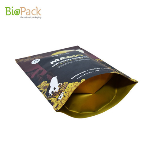 Miljøvennlig supplerende emballasje komposterbar Doypack