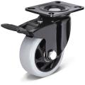 Top Plate Swivel Industrial Caster PP Wheel Castor