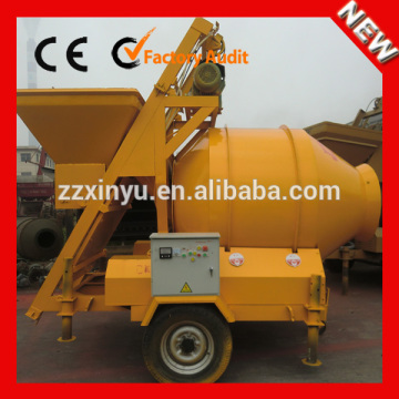 Xinyu professional manufacturer JZC500 self loading ajax concrete mixer price