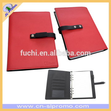 High Quality USB PU Notebook with pen
