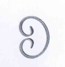 wrought iron scrolls for decration fences,gates and stairs