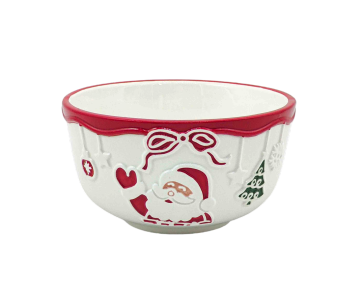 Bow Christmas Husband Bowl