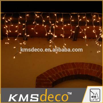 LED icicle string lights building festival decoration