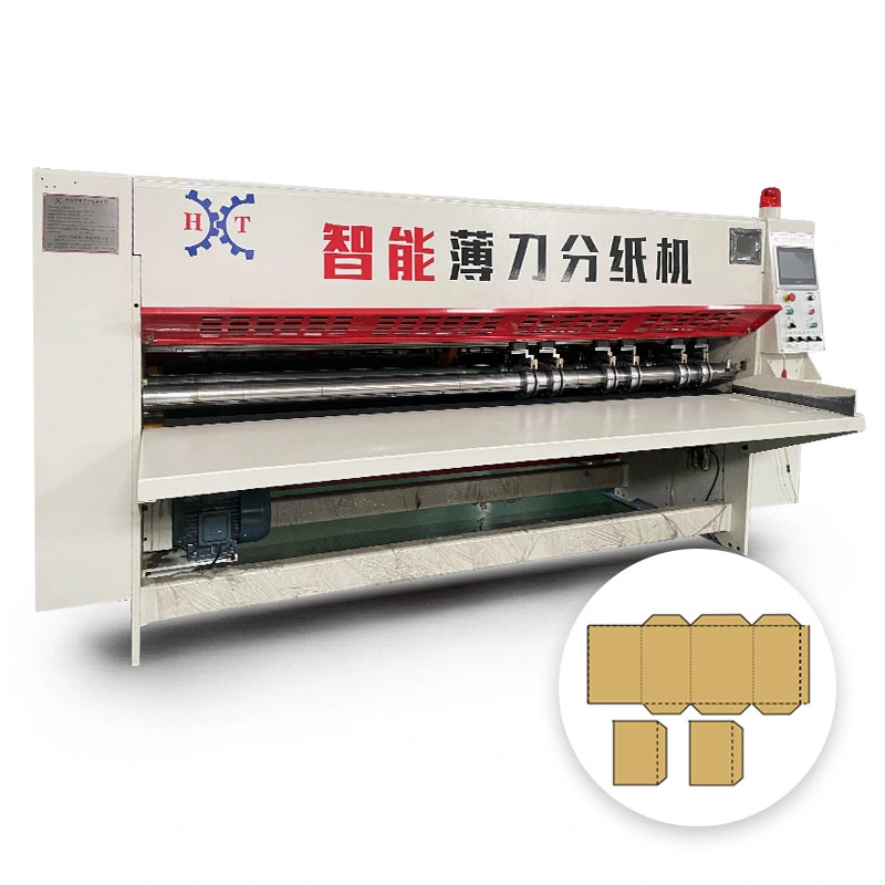 PLC Control Thin Blade Slitter Scorer Machine for Corrugated Cardboard Carton