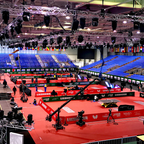 Suelo de tenis de mesa de vinilo Enlio con certificado de la ITTF