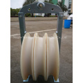 Large Diameter Cable Pulley Block Nylon Steel Sheave