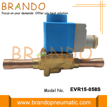 032F1225 Soğutma için Danfoss Tip Solenoid Valf EVR15