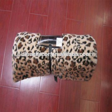 Polyester printed sofa throw blanket