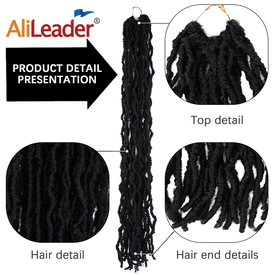 Pre-looped 36 Inch Faux Soft Locs Crochet Hair