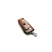 Porte-clés en cuir, porte-clés avec logo d&#39;estampage (GZHY-KA-010)