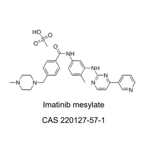 CAS Νο. 220127-57-1 API σκόνη Imatinib Mesylate