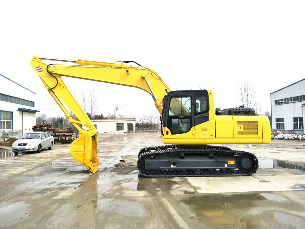 Crawler Excavator Rock