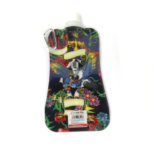 Made in China 250mm hot water bottle shape PVC plastic material water smoking pipe creative smoking set