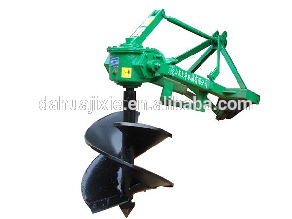 hot sale 60hp 600mm bit diameter tractor post hole digger