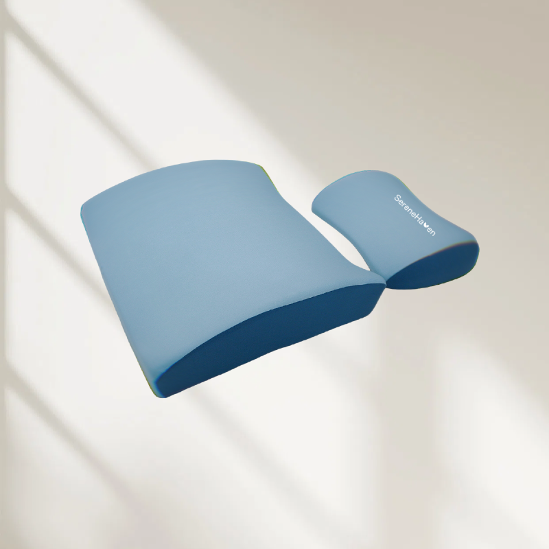 Cuscino lombare grande + cuscino a testa curva1 Large Lumbar Pillow + Curved Head Pillow1