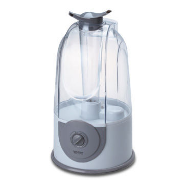 Ultrasonic Humidifier, 3 Liters Water Tank, Ceramic Water Filter Optional, Double Mist Sprayers