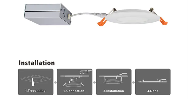Sleek 12W Dimmable LED Ceiling Light for Modern Interiors