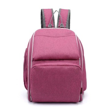 Stylish Polyester Mother Care Baby Diaper Backpack Bag