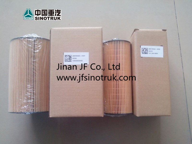 Filter bahan bakar 200V05504-0122 201V12503-0062 WG9925550182