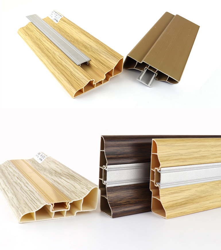 P62-A-PA, Raitto hard pvc skirting ceiling and plastic skirting board