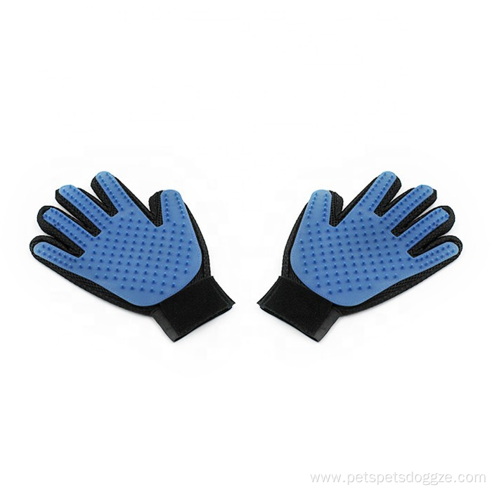 Five Finger Brush Bath Dog Cat Massager Glove