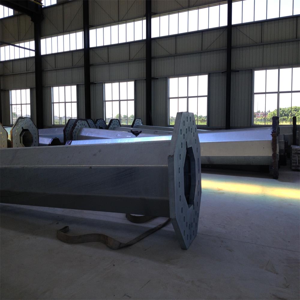 Galvanized steel pole 