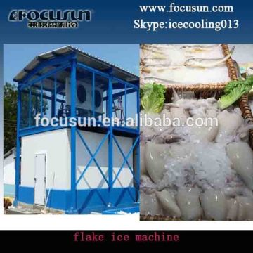 Flake ice plant project for concrete