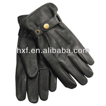 men wearing leather gloves