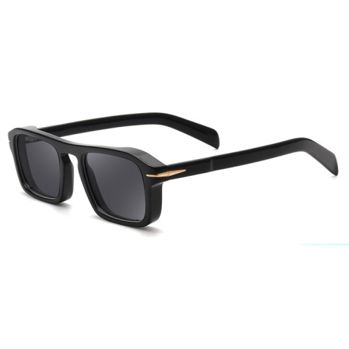 Flexible Oversized Mens Sunglasses Black Retangle Eyewear Mens Factory