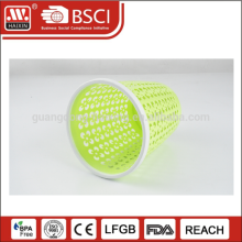 Decorative Cheap Plastic Round Waste Paper Trash Bin Trash Can Waste Basket